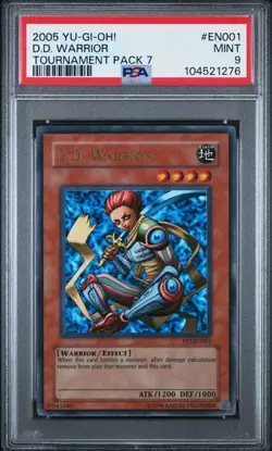 D.D. Warrior TP7-EN001 YuGiOh Tournament Pack 7 - PSA 9 - Image 5
