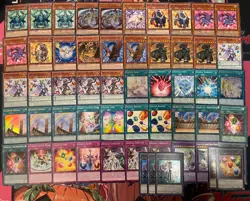 YUGIOH - CRYSTAL BEAST DECK - SAPPHIRE PEGASUS, RAINBOW DRAGON, ANCIENT CITY ~ - Image 1