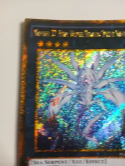 YuGiOh! Number 37: Hope Woven Dragon Spider Shark PGL3-EN007 1st Edition  Secret - Image 3