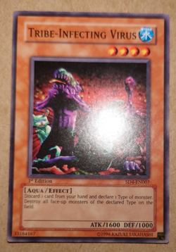 Yugioh Card - Tribe-Infecting Virus SD4-EN007  1st Edition - Image 3