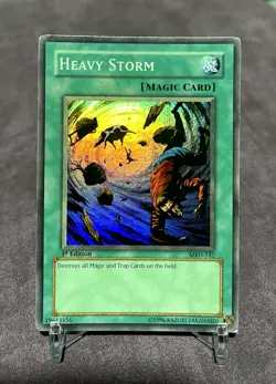 Heavy Storm - MRD-142 - Super Rare - 1st Edition YuGiOh! TCG - Image 1