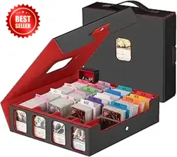 Card Storage Box 3200+ MTG Deck Box with 30 Colorful Divider, Commander Trading - Image 10