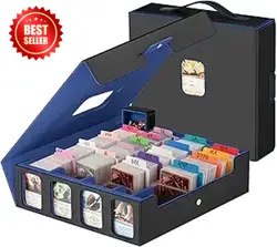 Card Storage Box 3200+ MTG Deck Box with 30 Colorful Divider, Commander Trading - Image 8