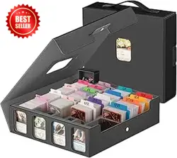 Card Storage Box 3200+ MTG Deck Box with 30 Colorful Divider, Commander Trading - Image 9