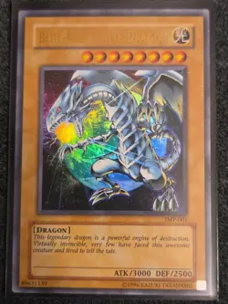 NM Blue-Eyes White Dragon JMP-001 Ultra Rare YuGiOh - Image 1