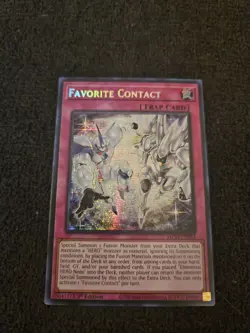 Favorite Contact - MP24-EN063 - Prismatic Secret Rare YuGiOh - Image 1