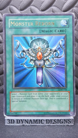 | Yugioh Monster Reborn LOB-118 Ultra Rare The Legend Of Blue Eyes MP/HP 🔥 | - Image 3