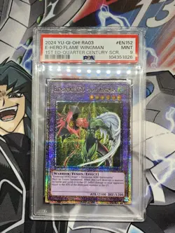 Elemental HERO Flame Wingman (Quarter Century Secret Rare) RA03-EN152 Quarter Century Bonanza 1st Edition - Image 4