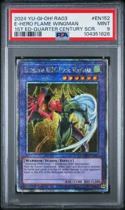 Elemental HERO Flame Wingman (Quarter Century Secret Rare) RA03-EN152 Quarter Century Bonanza 1st Edition - Image 6