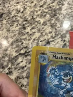 Pokemon Machamp Trading Card - 1st Edition Holo Rare - Image 3