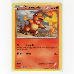 PokÃ©mon TCG Charmander 17/113 BW Legendary Treasures Regular Card EN-MP 2013 - Image 1