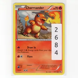 PokÃ©mon TCG Charmander 17/113 BW Legendary Treasures Regular Card EN-MP 2013 - Image 3