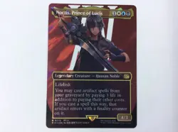 Noctis, Prince of Lucis BORDERLESS SURGE FOIL Final Fantasy Card MTG 0546 - Image 3