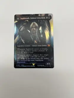 FF MTG Sephiroth Fabled Soldier Borderless Foil M 0317 - Image 1