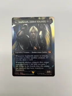 FF MTG Sephiroth Fabled Soldier Borderless Foil M 0317 - Image 2
