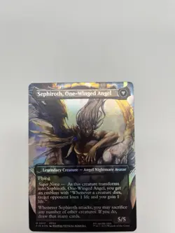 FF MTG Sephiroth Fabled Soldier Borderless Foil M 0317 - Image 5