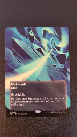 MtG Edge of Eternities - Mutavault - Borderless (Non-Foil) NM - Image 1