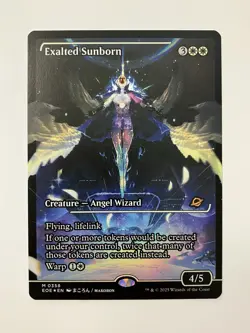 Exalted Sunborn (Showcase) Edge of Eternities FOIL English MTG 358 - Image 1