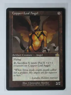 Copper-Leaf Angel -  Prophecy - MTG Magic the Gathering - Image 1