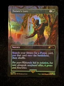 Nature's Lore (867) (Rainbow Foil) #867 (NM) Secret Lair Drop SLD Magic MTG - Image 1