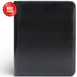 TINTEK TCG PU Glossy Leather Toploader Binder - 9-Pocket Trading Card Album for - Image 2