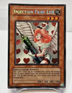 Injection Fairy Lily LOD-100 Secret Rare Unlimited Yugioh 7122 - Image 1