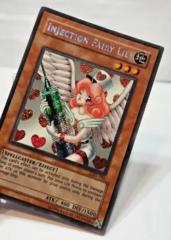 Injection Fairy Lily LOD-100 Secret Rare Unlimited Yugioh 7122 - Image 4