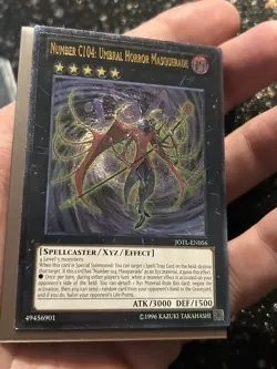 Yugioh Number C104: Umbral Horror Masquerade Ultimate Rare JOTL! - Image 12