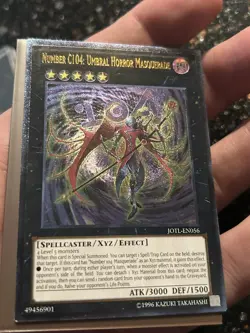 Yugioh Number C104: Umbral Horror Masquerade Ultimate Rare JOTL! - Image 7