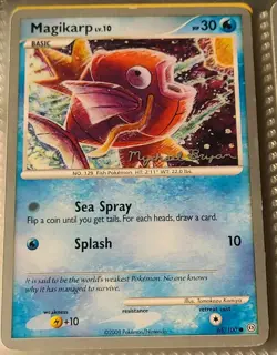 2008 Used Pokemon/Nintendo Card NO. 129 Fish Pokemon Sea Spray Splash Game - Image 2