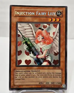 Injection Fairy Lily LOD-100 Secret Rare Unlimited Yugioh 7119 - Image 1