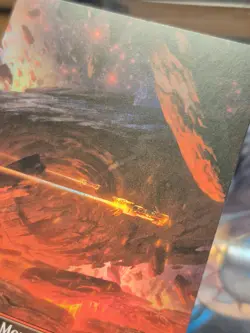 L 0265 Mountain FOIL BORDERLESS Full Art Land Edge of Eternities EOE MTG Card - Image 2