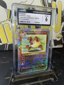 2002 Pokemon Legendary Collection Primeape Reverse Holo R - CGC 6 - Image 2