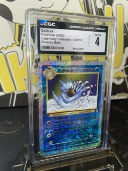 2002 Pokemon Legendary Collection Golduck Reverse Holo R - CGC 4 - Image 2