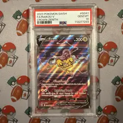PSA 10 Raikou V GG41/GG70 Crown Zenith Galarian Gallery Pokemon TCG - Image 1