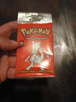 Pokemon Trading Card Game Booster Pack Base Set 2 Mewtwo Art - WOTC 2000 NEW - Image 3