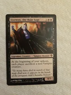 Anowon, the Ruin Sage Worldwake Black Rare Magic Gathering Card - Image 2