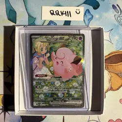 Lillie's Clefairy EX 184/159 Journey Together SIR Pokemon English TCG Card Mint - Image 1