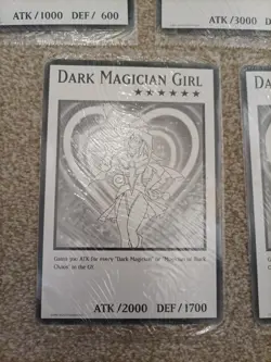 Yu-Gi-Oh! DUOV Oversized Card Set - 2x Dark Magician Girl Blue-Eyes White Dragon - Image 2