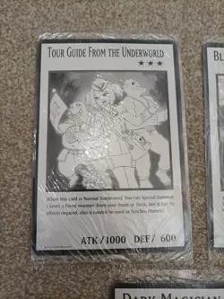 Yu-Gi-Oh! DUOV Oversized Card Set - 2x Dark Magician Girl Blue-Eyes White Dragon - Image 3