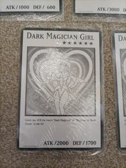 Yu-Gi-Oh! DUOV Oversized Card Set - 2x Dark Magician Girl Blue-Eyes White Dragon - Image 9