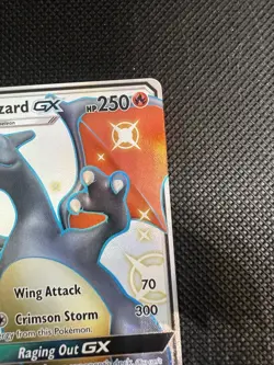 PokÃ©mon TCG Charizard GX Hidden Fates Holo Full Art Ultra Rare Card SV49/SV94 - Image 4