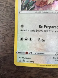 Eevee SWSH175 Black Star Promo â€“ NM Holo PokÃ©mon TCG SWSH Promo Card - 2 - Image 4
