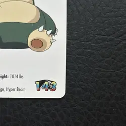 SNORLAX #143 Pokemon Card Game Mini KFC 1998 Nintendo #1 - Image 18