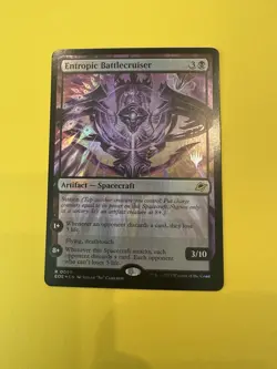 Entropic Battlecruiser (Extended Art) Edge of Eternities MTG Foil Promo - Image 1