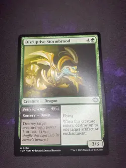 MTG * Disruptive Stormbrood DragonStorm * 1X * NM - Image 1