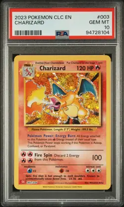 2023 POKEMON CLC-TRADING CARD GAME CLASSIC #003 CHARIZARD PSA 10 - Image 1