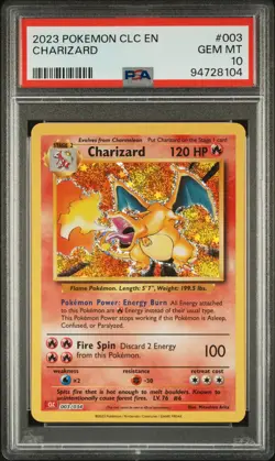 2023 POKEMON CLC-TRADING CARD GAME CLASSIC #003 CHARIZARD PSA 10 - Image 3