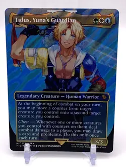 MTG: Final Fantasy (FIC) Tidus, Yuna's Guardian (Borderless) (Surge Foil) - Image 1