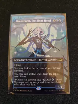 Mm'menon, the Right Hand Borderless FOIL MTG EoE Nm/M *ON HAND* - Image 1